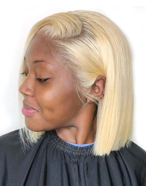 Jessies Wig 13x4 Blonde Bob Lace Frontal Wigs 4x4 Short Cut Lace Closure Wig