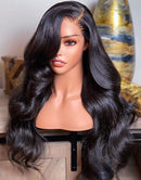 Jessies Wig 40inch 13x4 Body Wave Lace Frontal Human Hair Wigs 4x4 Closure Wig Wavy