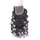 Natural Wave Virgin Curly Hair Black Color 5x5 Lace Closure, 4x4 Lace Closure