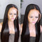 tiktok Super Sale 28 inch Long Crystal Hd Lace Wig 13x4 Straight/Body Wave Human Hair Wigs 180% Density