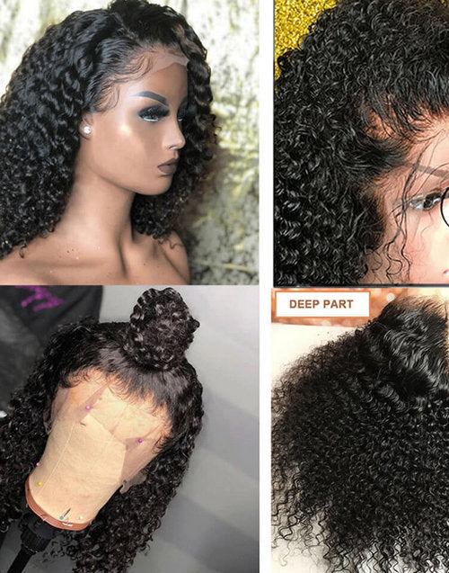 Jessies Wig 5X5 HD Lace Bob Lace Closure Wig Curly Human Hair Wigs With Baby Hair