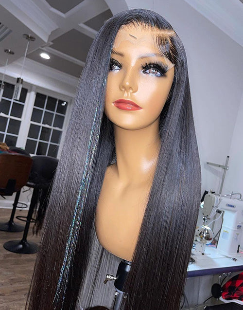 Jessies Wig 5X5 HD Lace Straight Lace Closure Wig 180% Brazilian Human Hair Wig