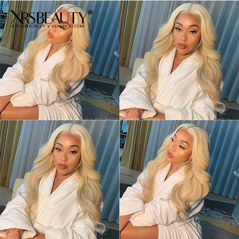 Xrs Beauty Hair 613 Blonde Body Wave Wig 13x4 Lace Front Remy Human Hair Wig [CFW02]