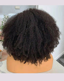 Jessies Wig HD Lace 4B 4C Afro Kinky Coily Human Hair Lace Frontal Wigs/4x4 Coily Lace Closure Wigs