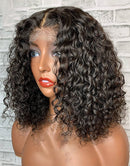 Jessies Wig Short Curly Bob Lace Part Wigs Human Hair Wig(Summer Must Have)