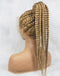 Jessies Wig 24 Inch Braid Headgear Braided Lace Ponytail Hair