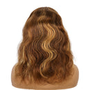 Xrs Beauty Hair Light Brown Hair with Blonde Highlights Body Wave 13x4 Lace Front Wig 150 Density [CXW23]