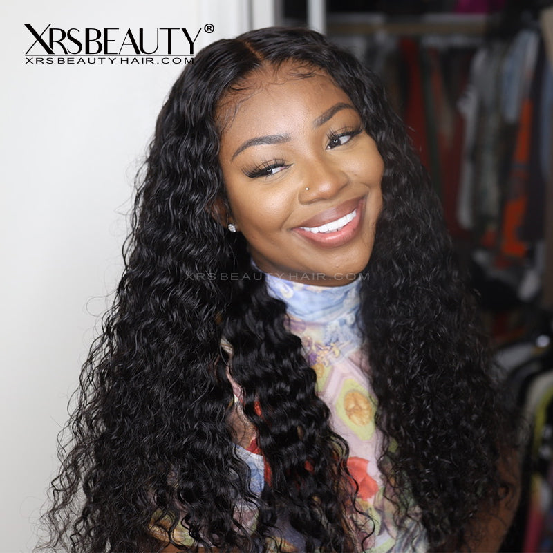 Xrs Beauty Hair Human Hair HD Lace Front Wig Deep Wave 13x6 *NEW* CLEAR LACE & CLEAN HAIRLINE [LFW15]