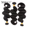 Xrs Beauty Hair Body Wave 3 Bundles With 13x4 Lace Frontal Human Hair [FW05]