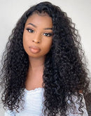 Jessies Wig Pre Cut 360 Crystal Lace Jerry Curly Bleached Knots Wig Human Hair Easily Do Ponytail/Bun