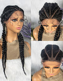 Jessies Wig Braided Lace Front Wig With Baby Hair