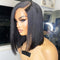 Xrs Beauty Hair 5x5 Skinlike HD Lace Closure Wig Bob Straight Hair Natural-Pre-Plucked Hairline [BOB55]