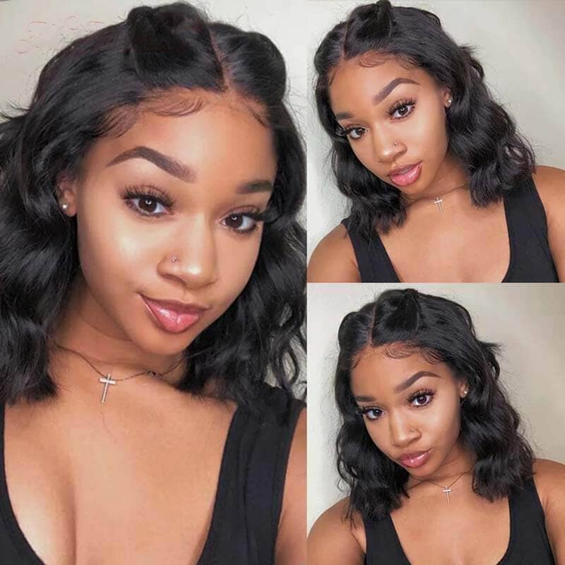 Aligrace Hair 5x5 HD Lace Body Wave Short Bob Wig