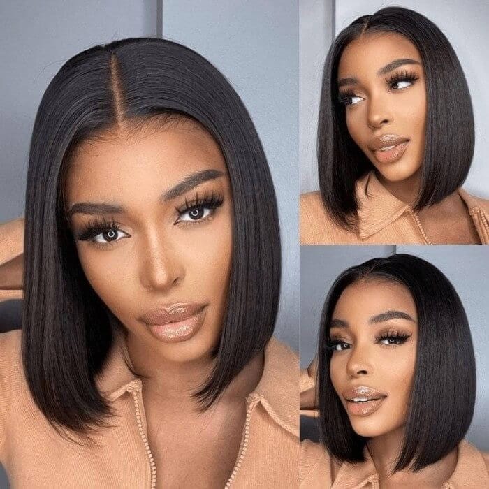 Aligrace Hair 5X5 HD Lace Short Bob Wigs