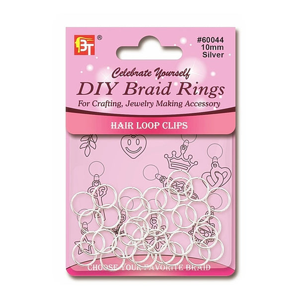 Beauty Town DIY Braid Rings - Silver