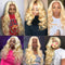 CurlyMe 613 Blonde Virgin Human Hair Body Wave 3 Bundles With 4x4 Closure