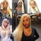 CurlyMe 613 Blonde Virgin Human Hair Straight 3 Bundles With 4x4 Closure