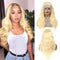 Aligrace 13X4 Frontal Lace Body Wave Wigs Blonde Color