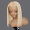 4x4/13x4 Lace Pre Plucked 613 Blonde/Grey Bob Lace Frontal Wig High Quality