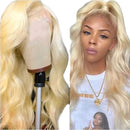 Aligrace 13X4 Frontal Lace Body Wave Wigs Blonde Color