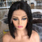 180% Density Bob Wigs 13X5 T Part Lace Front Wig Natural Color Remy Human Hair Wigs