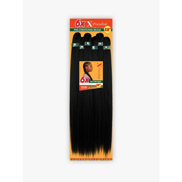 Sensationnel X-Pression Braids - 6X Volume Pre-Stretched 58"