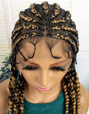 Jessies Wig Full Lace Handmade Wig For Women Braids Wig With Baby Hair