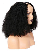 Jessies Wig Brazilian Afro Kinky Curly U Part Wig Glueless Human Hair Wig 4B 4C Hair