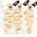 Body Wave 613 Hair Bundles 1/3/4Pcs Blonde Color Hair