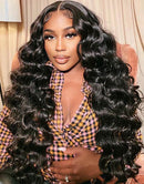 Jessies Wig Loose Deep Wave 4x4 Lace Closure Wig Glueless Human Hair Wigs