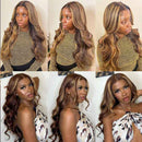 Aligrace 13x4 Frontal Lace Body Wave Glueless Wig 4/27 Highlight Color