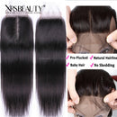 Xrs Beauty Hair 5x5 HD Lace Closure Straight With 3 Bundles [CW01]