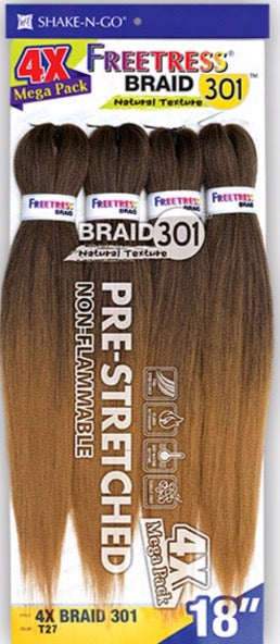 Freetress 4X Braid 301 18" Mega Pack