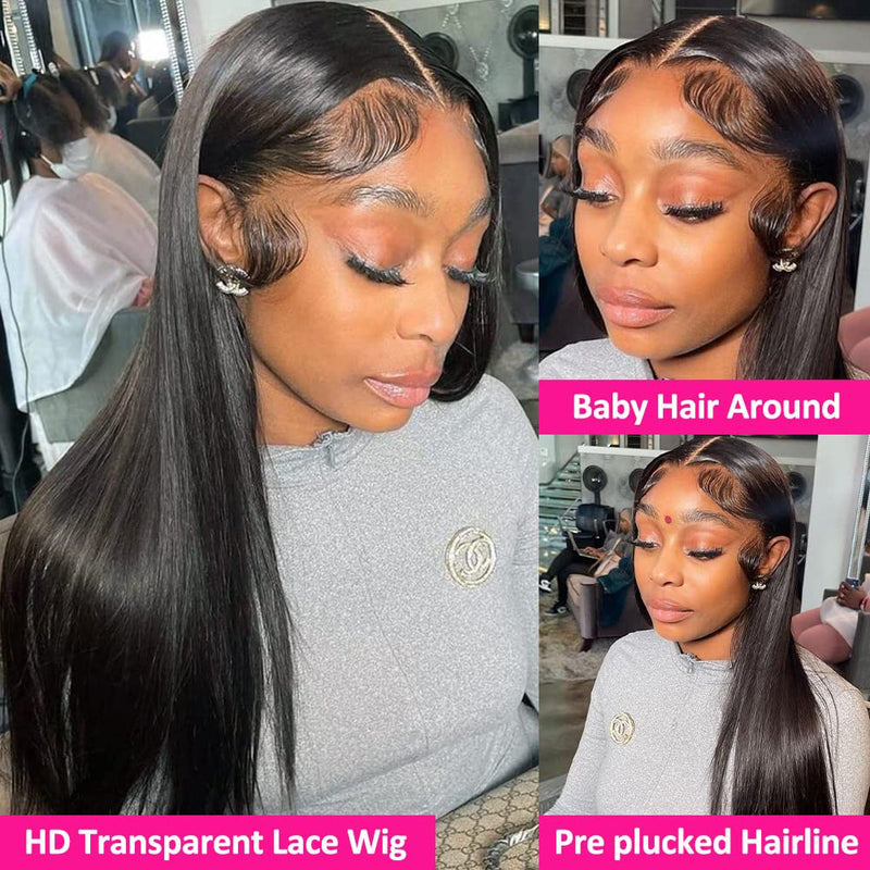 Dola Hair MADE TO WEAR 5X5 HD TOP SWISS LACE CLOSURE STRAIGHT WIG PRE CUT LACE