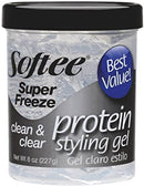 Softee Protein Styling Gel Clear (8 Oz)