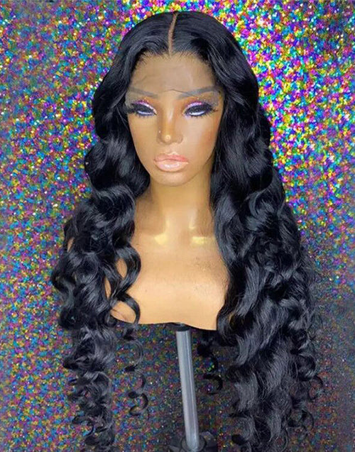 Jessies Wig Loose Deep Wave 4x4 Lace Closure Wig Glueless Human Hair Wigs