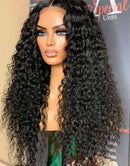 Jessies Wig Crystal Lace 13x4 Frontal Lace Human Hair Wigs Curly Human Hair Pre Plucked Natural Hairline