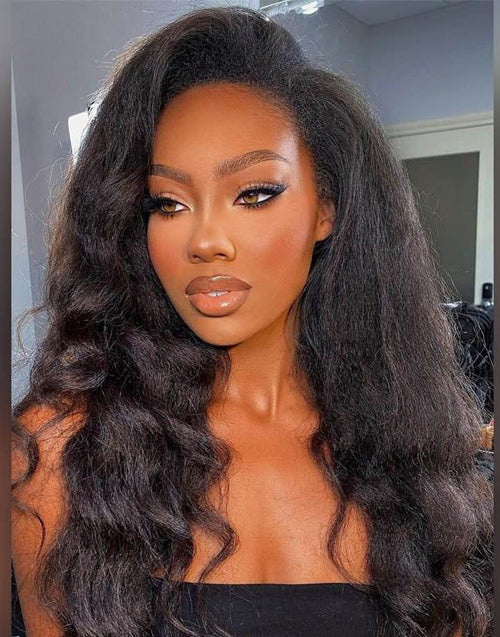 Jessies Wig 20" $149.99 13x4 Glueless HD Lace Kinky Straight Human Hair Wigs With Baby Hair