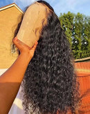 Jessies Wig Pre plucked 13x4 Water Wave HD Lace Frontal Wig | 4x4 Closure Human Hair Wigs With Baby Hair