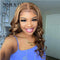 Xrs Beauty Hair #4/27 Highlight Ombre Brown Body Wave Lace Front Wigs Pre Plucked Bleached Knots [CFW43]