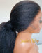 Jessies Wig 360 Full Lace Frontal Wig Kinky Straight Lace Front Human Hair Wigs Can Do Half Up Half Down