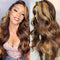 Aligrace 13x4 Frontal Lace Body Wave Glueless Wig 4/27 Highlight Color