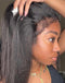 Jessies Wig (Can Do Ponytail ) Straight Full Lace Wig With 4C Hairline Edge Human Hair Wigs Preplucked Hairline