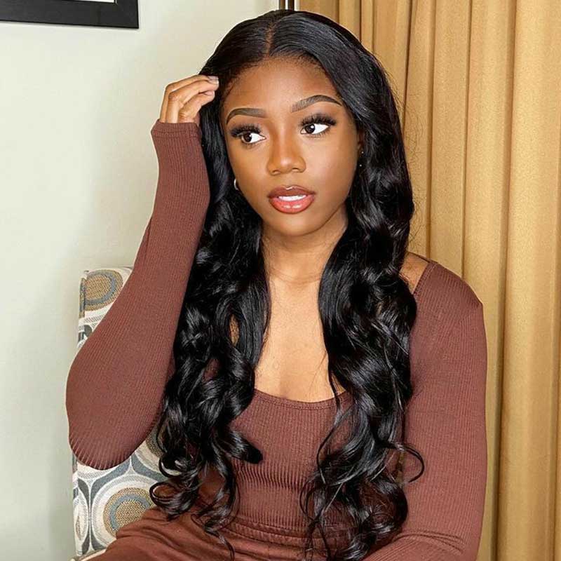 Aligrace 13x6 Lace Body Wave Human Hair Wigs