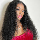 Aligrace 13x5x1 T Part Lace Deep Wave Human Hair Wig