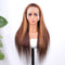 Ali Grace 13x4 Lace Front  Straight Hair Wig Highlight Brown Color