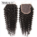 Xrs Beauty Hair 5x5 HD Lace Closure Kinky Curly With 3 Bundles [CW05]