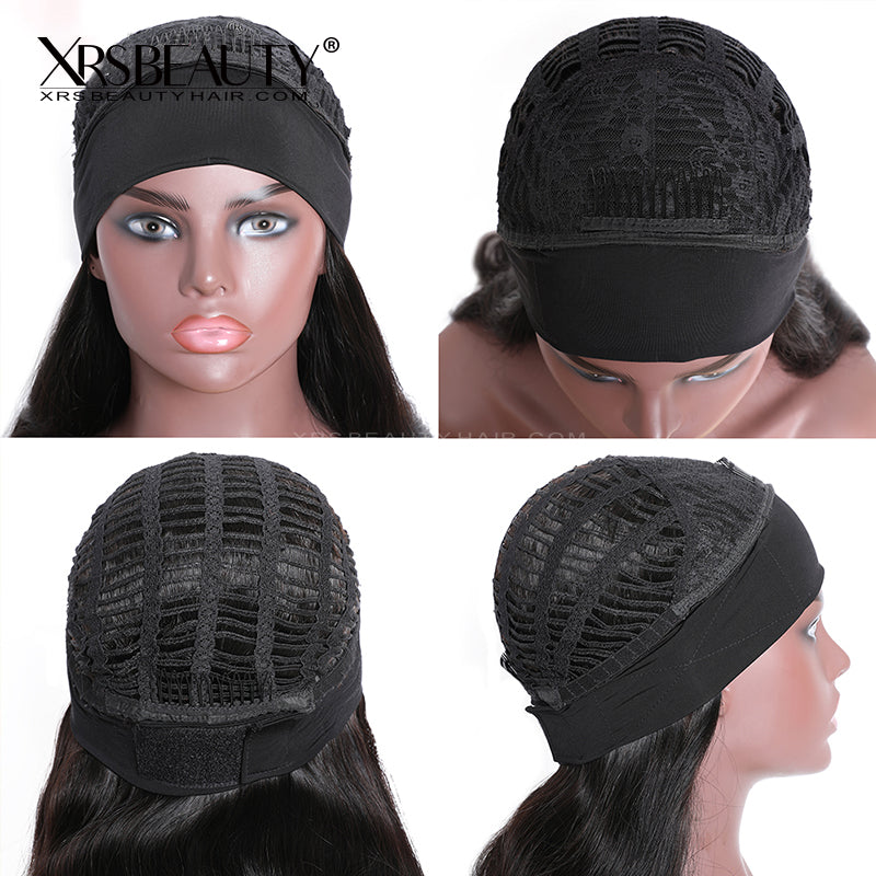 Xrs Beauty Hair 180% Density Jerry Curly Headband Wig Glueless Human Hair Wig Affordable [HBW04]