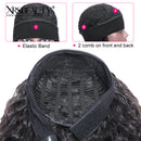 Xrs Beauty Hair 180% Density Jerry Curly Headband Wig Glueless Human Hair Wig Affordable [HBW04]