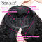 Xrs Beauty Hair 180% Density Kinky Curly Headband Wig Natural Black Virgin Human Hair [HBW01]